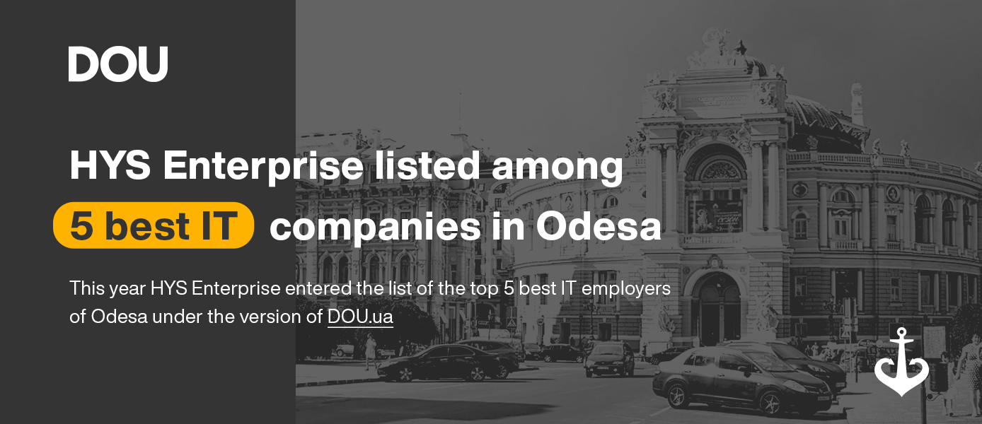 HYS Enterprise listed among 5 best IT companies in Odesa