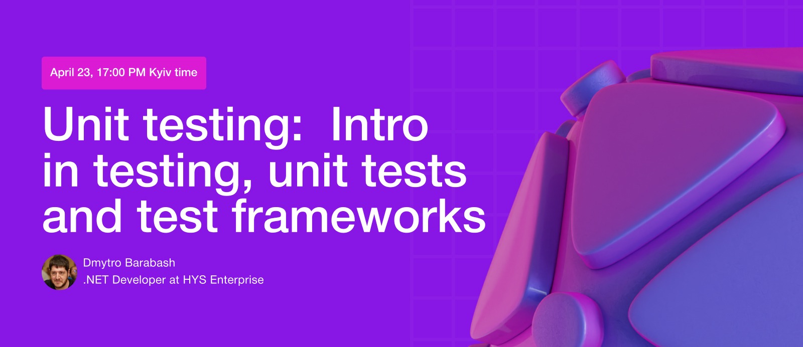 Unit testing: Intro in testing, unit tests and test frameworks