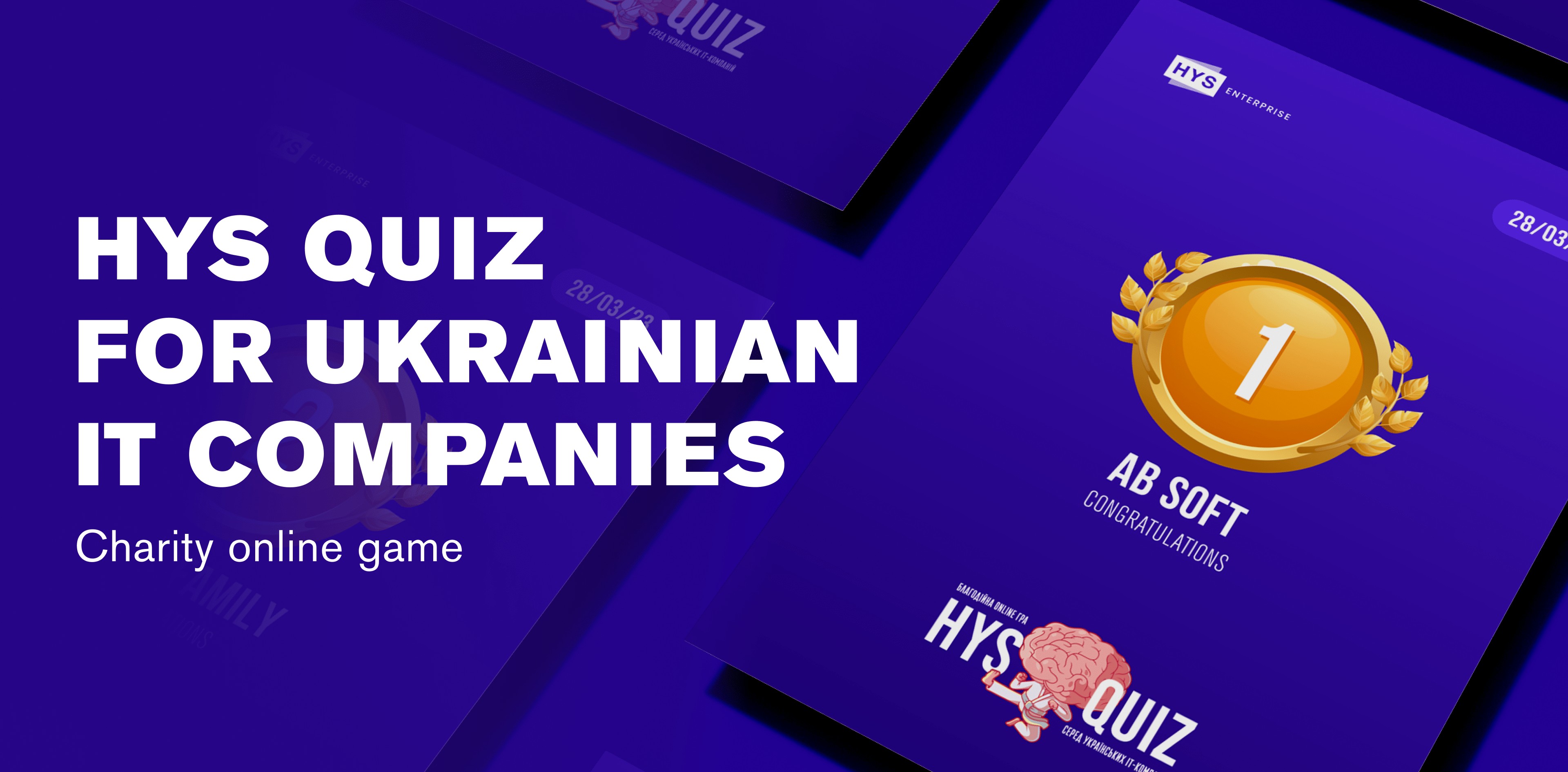 Charity QUIZ among Ukrainian IT companies