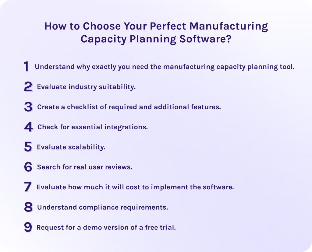 How to Choose Your Perfect Manufacturing Capacity Planning Software
