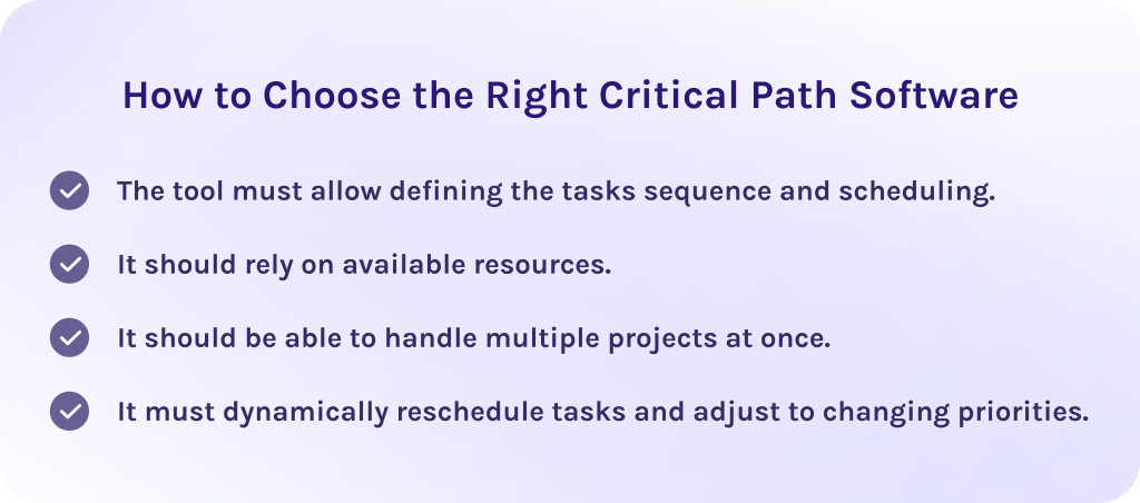 How to Choose the Right Critical Path Software