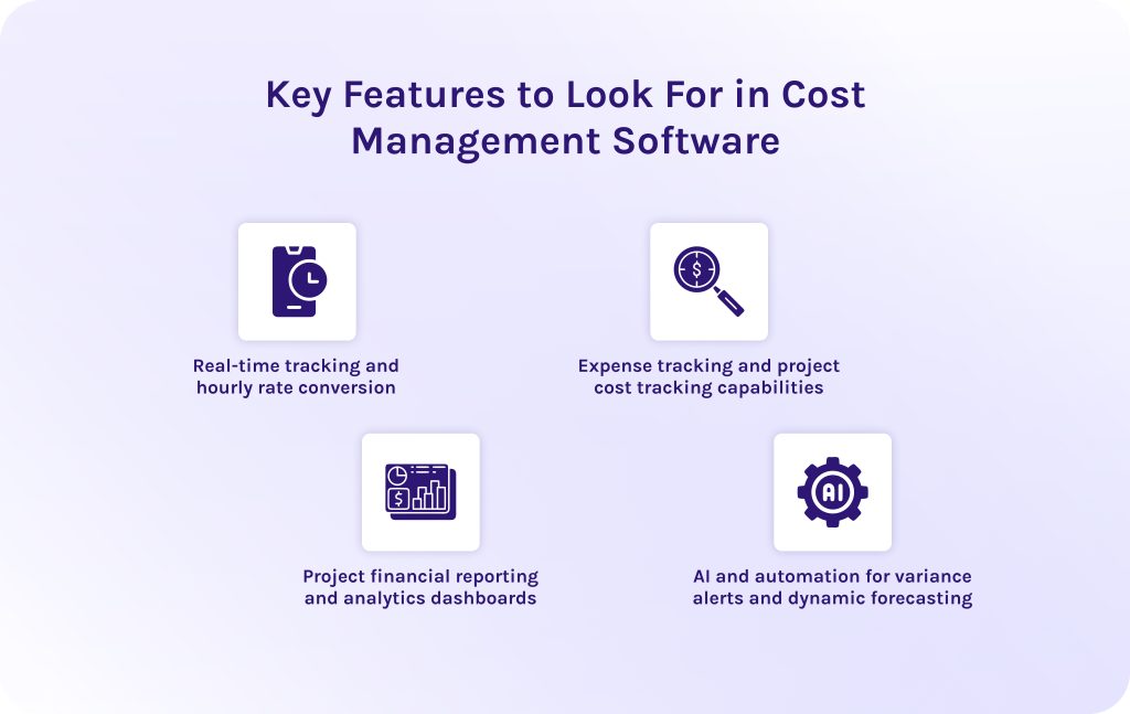 Key Features to Look For in Cost Management Software