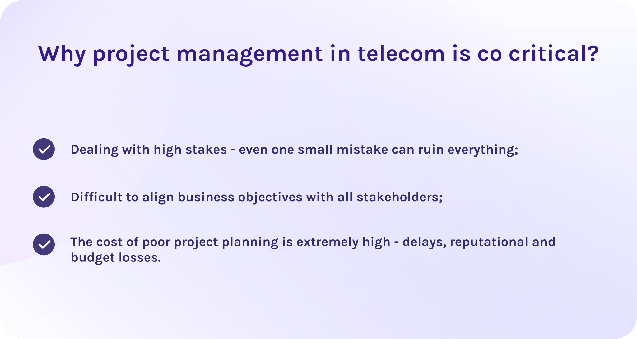 Top Telecom Project Management Challenges and How to Overcome Them
